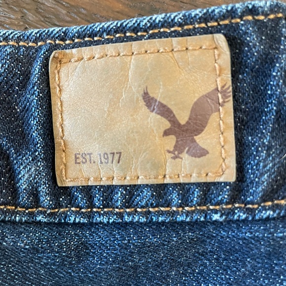 American Eagle HI-RISE FESTIVAL Cut Off Jean Shorts Size 14 - Picture 10 of 11